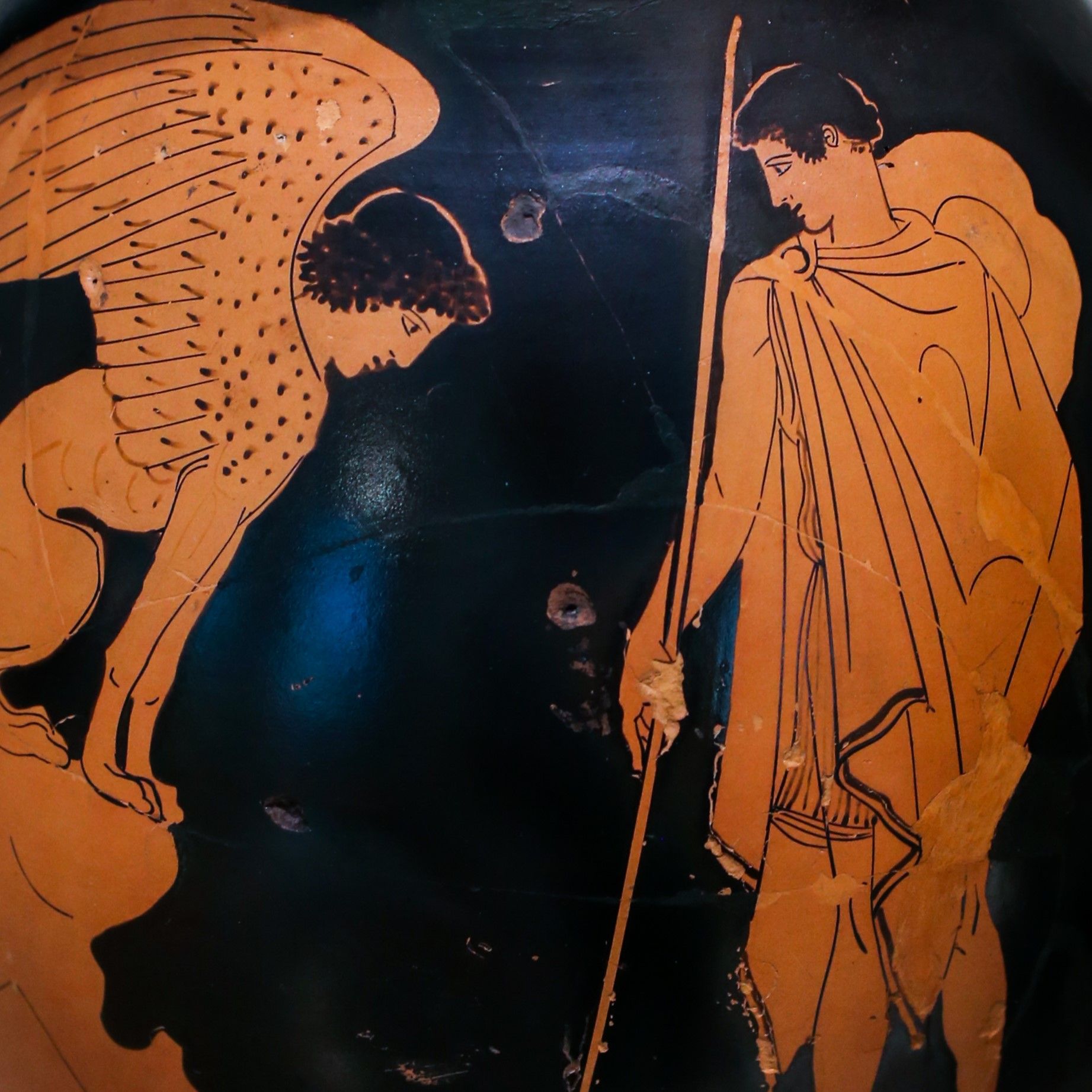 202646. Ensemble Melpomen - Echo's van Oedipus 5 Sep 17.00 139.1 Achilles Painter ARV 990 49 Oedipus And The Sphinx Man (01)