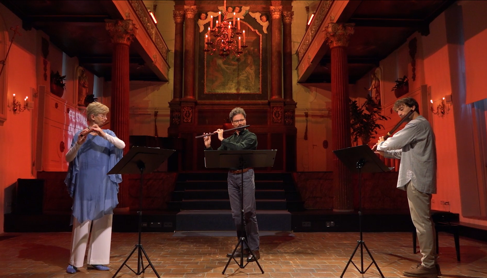 202023. Kate Clark, João Carlos Santos & Pablo Sosa Del Rosario De Fluit In De Renaissance © Concertomedia