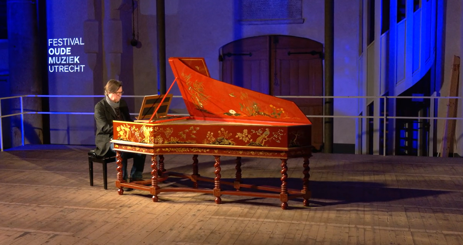 202177. Skip Sempé Gustav Leonhardts Rode Klavecimbeltje © Concertomedia