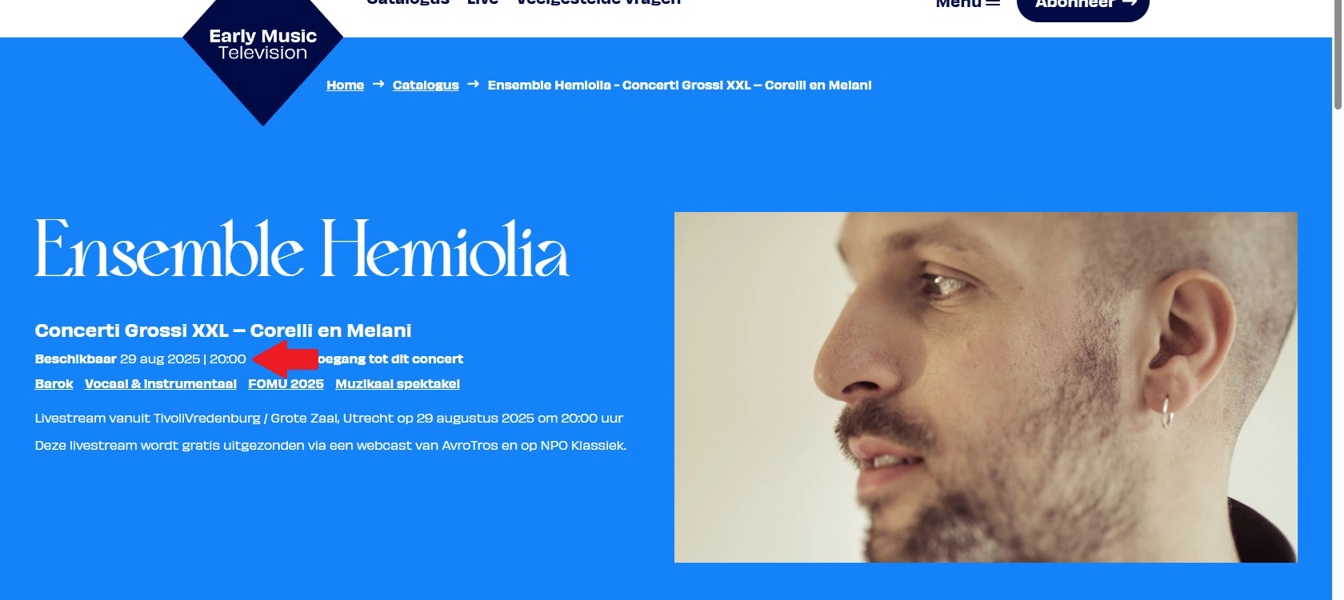 2.1 Starttijd livestream NL